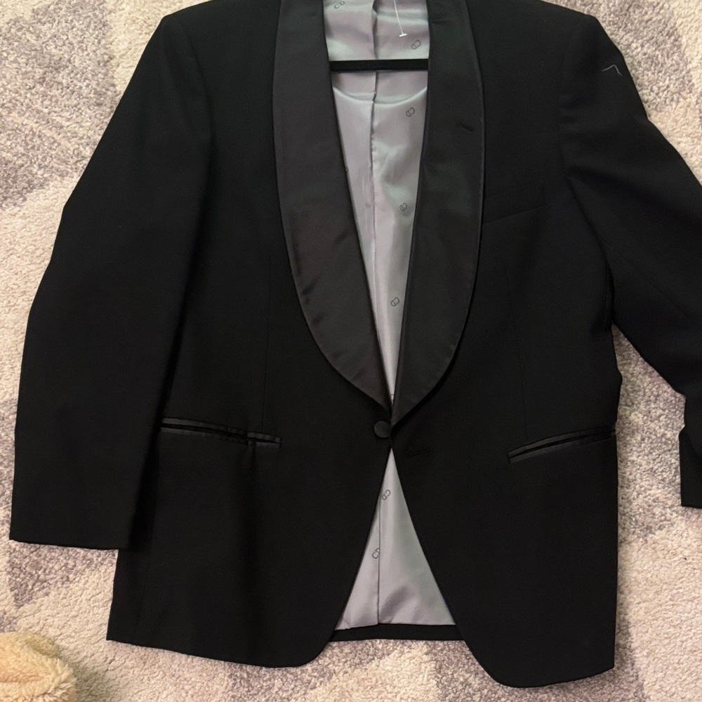 Dior Black Women's Blazer with Satin Lapel